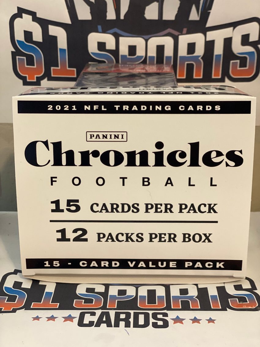 2021 Panini Chronicles NFL Football Value Pack Box