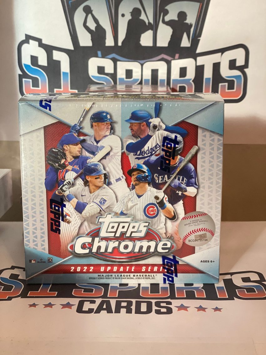 2022 Topps Chrome Update MLB Baseball Mega Box