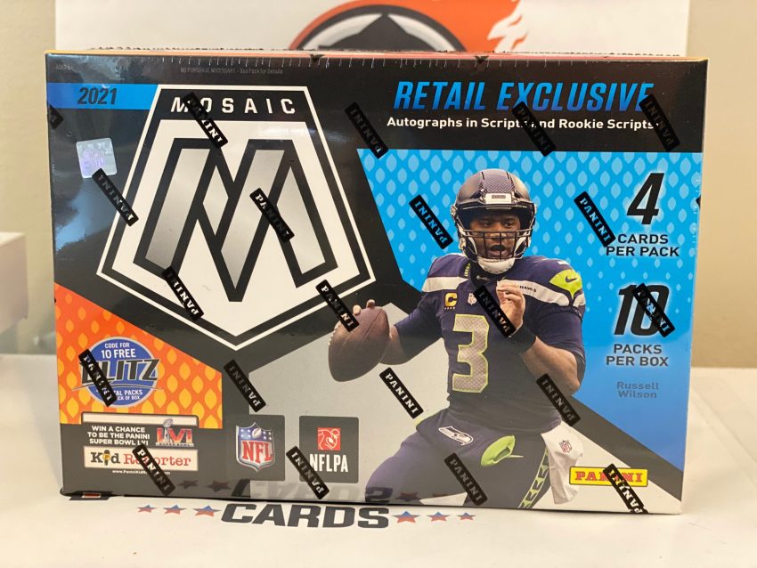 2021 Panini Mosaic NFL Football Mega Box